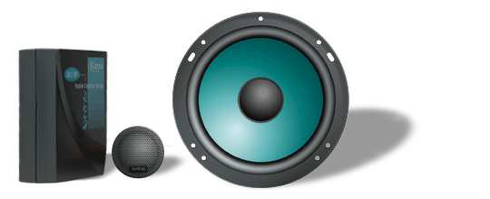 KAPPA 60.1CS - Black - 6.5 inch & 1 inch Component System - Hero